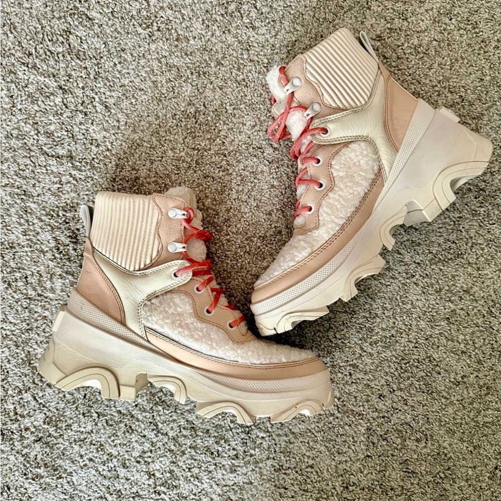 Sorel Brex Cream Fall Sherpa Boots